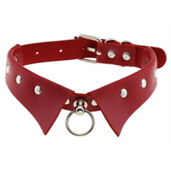 Joy Jewels Collier GOTHIC RING Rouge